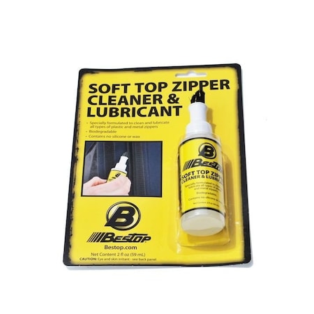 Bestop Soft Top Zipper Cleaner & Lubricant 2 Oz Bottle 11216-00